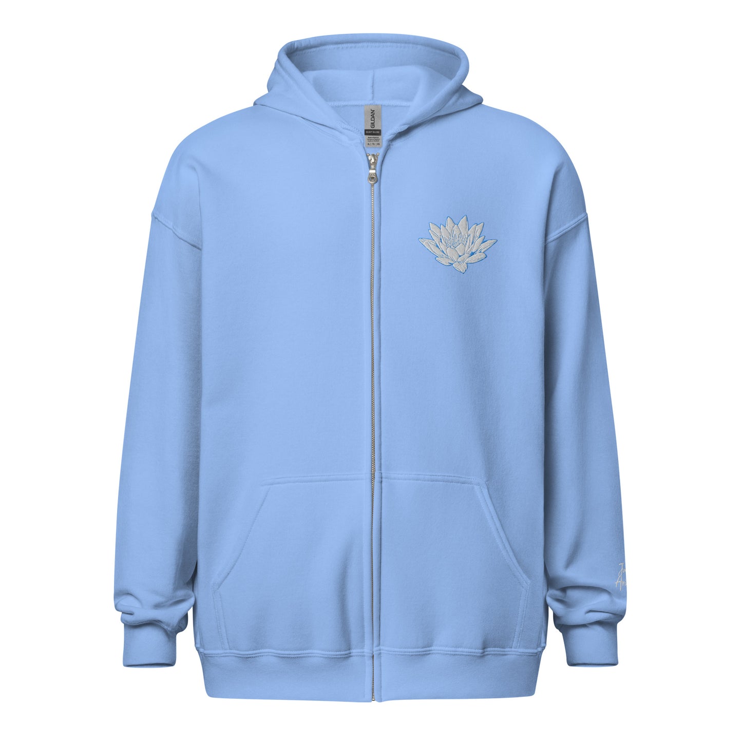 Lotus heavy blend zip hoodie